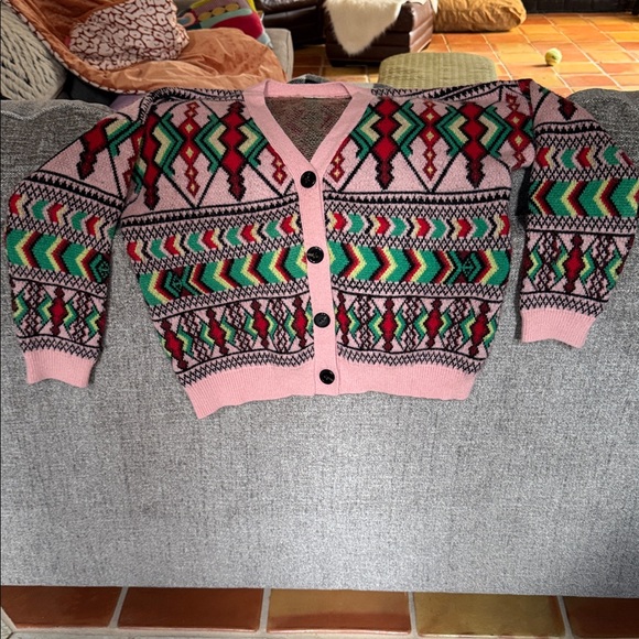 Farm Rio Geometric Knit Cardigan - Picture 4 of 6